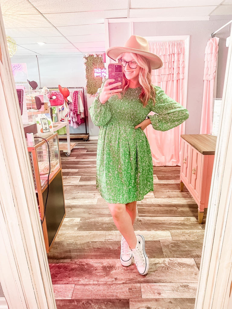 Dreaming of summertime green dress - June Seventh Boutique