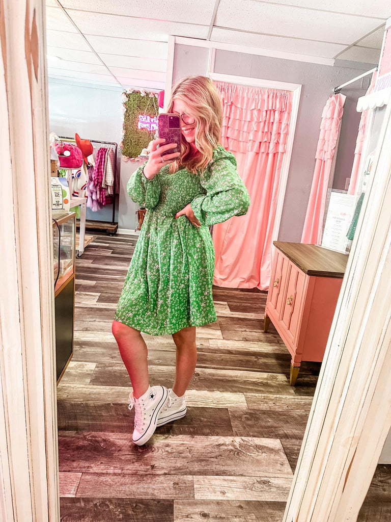 Dreaming of summertime green dress - June Seventh Boutique