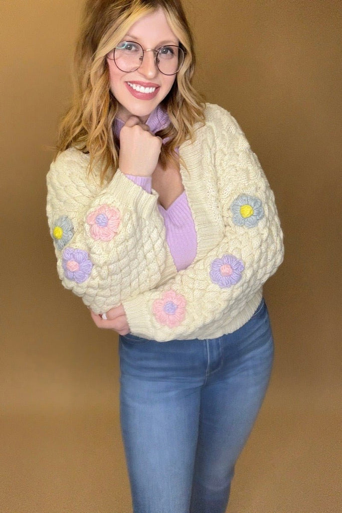 I Really Lilac You Sweater- lilac - June Seventh Boutique