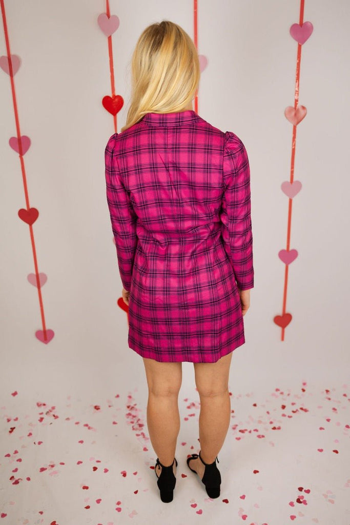 My New Obsession Blazer-magenta - June Seventh Boutique