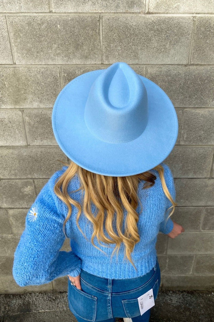 The dream hat- blue - June Seventh Boutique